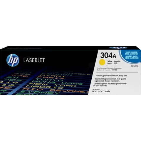 Toner 304A HP giallo  CC532A